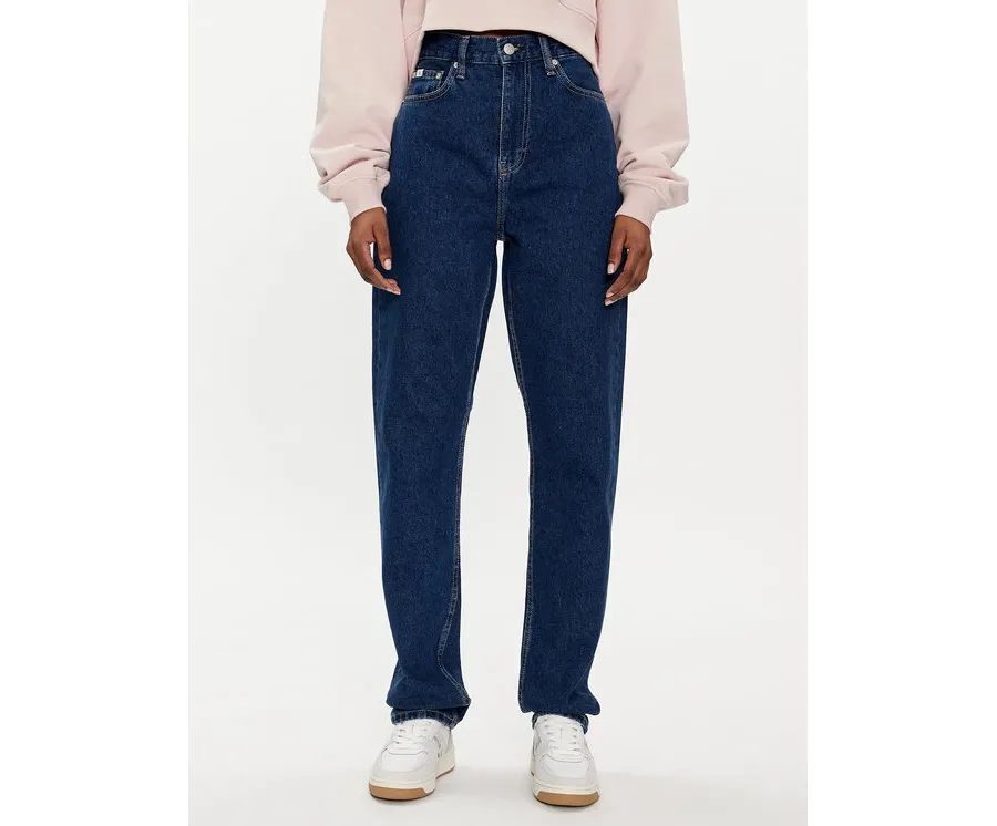 obrazek 1 Calvin Klein Jeans Jeansy Authentic J20J222748 Granatowy Slim Fit