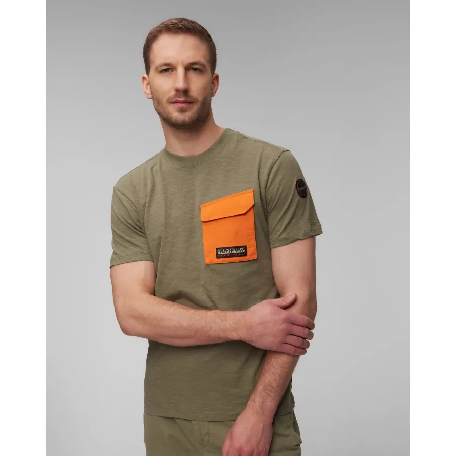 obrazek 1 Zielony T-shirt Męski Napapijri S-tepees