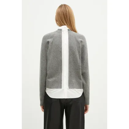 Zdjęcie Undercover sweter wełniany Knit damski kolor szary lekki UC2D1905.1