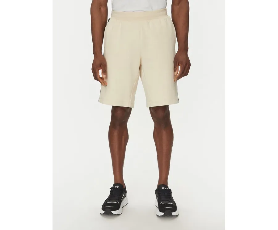 obrazek 1 EA7 Emporio Armani Szorty sportowe 7M000544 AF12660 U1079 Écru Regular Fit