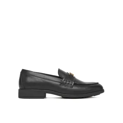 Zdjęcie Tommy Hilfiger Loafersy Th Logo Leather Loafer FW0FW08705 Czarny