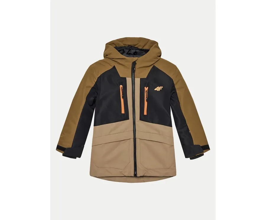 obrazek 1 4F Kurtka snowboardowa 4FJWAW24TTJAM539 Brązowy Regular Fit