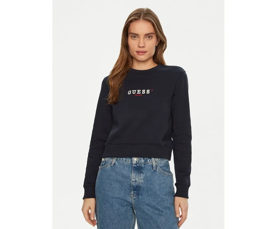 obrazek 1 Guess Jeans Bluza W5RQ28 K68I4 Granatowy Regular Fit