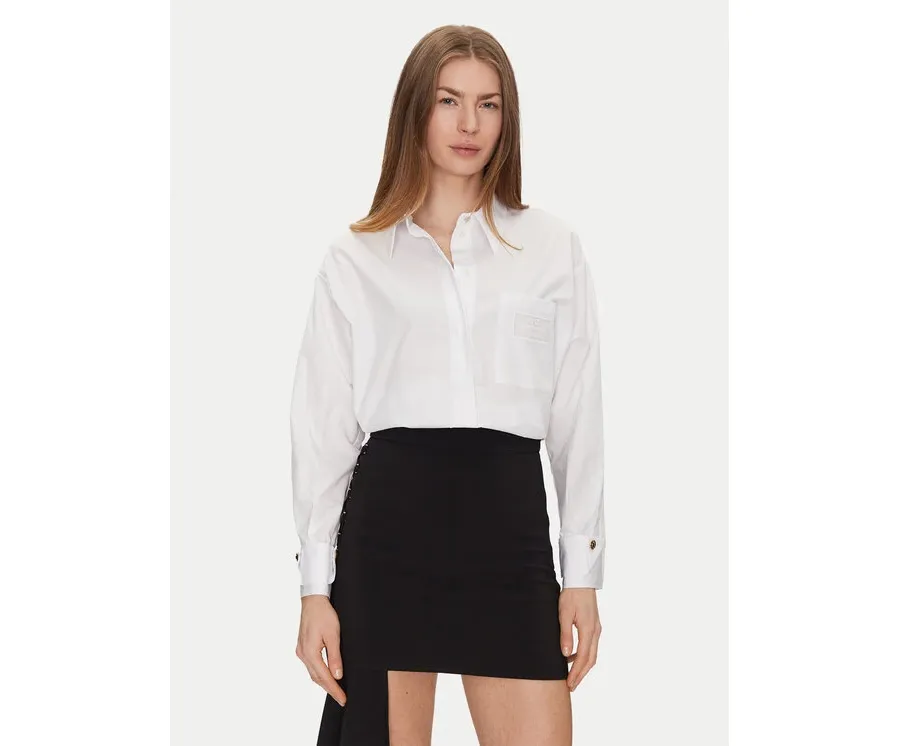 obrazek 1 Elisabetta Franchi Koszula CA-092-51E2-V380 Biały Regular Fit