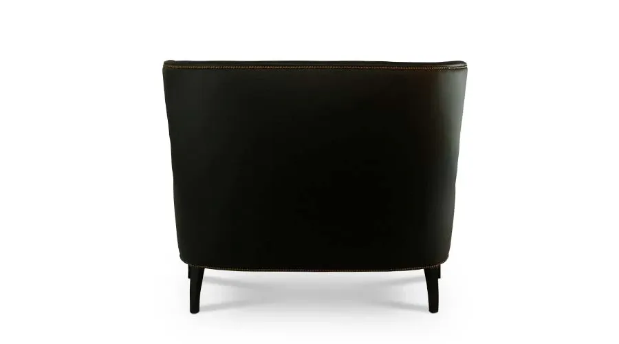 obrazek 5 Czarna skórzana portugalska sofa