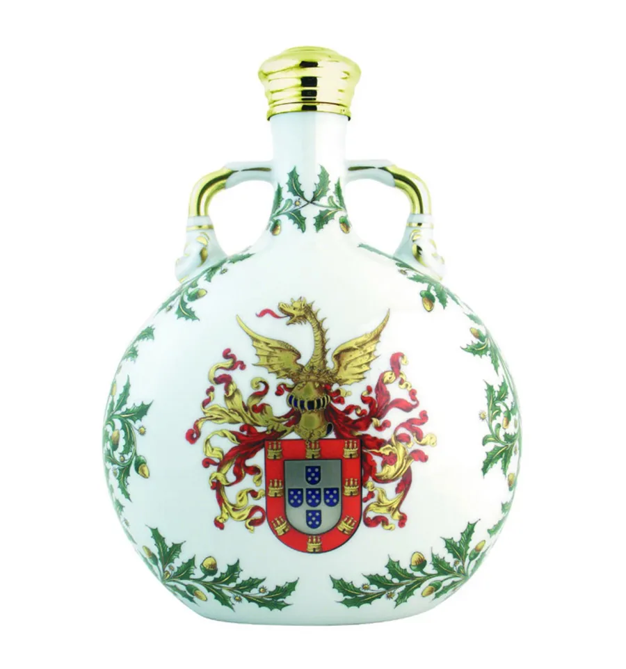 obrazek 2 Luksusowa porcelanowa flaszka z ornamentami króla Jana II - Vista Alegre
