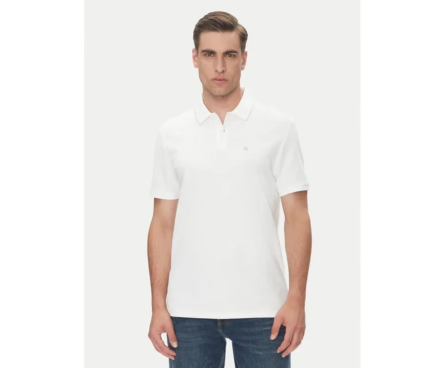 obrazek 1 Calvin Klein Polo LV04LC239G Biały Regular Fit