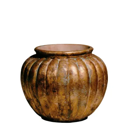 Picture Large terracotta flower pot H.38xL.47xD.Int.28 cm