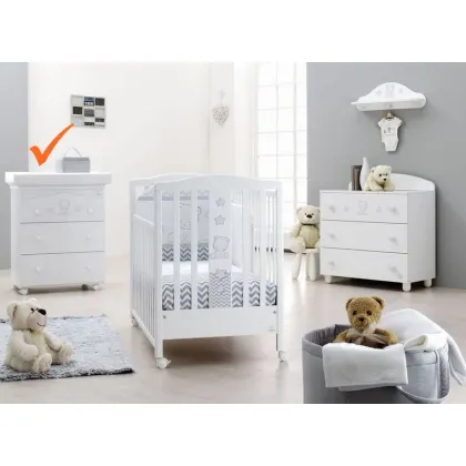 Zdjęcie Piękna komoda niemowlęca w kolorze szarości - Italbaby