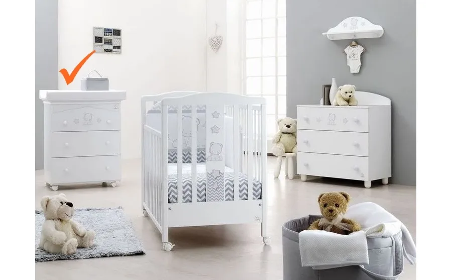 obrazek 1 Piękna komoda niemowlęca w kolorze szarości - Italbaby