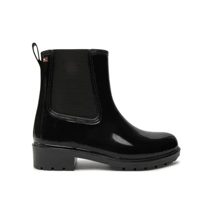 Zdjęcie Tommy Hilfiger Kalosze Flag Rainboot FW0FW08213 Czarny