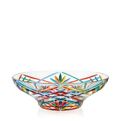 Zdjęcie Ręcznie malowana misa ze szkła murano (30,5 cm)