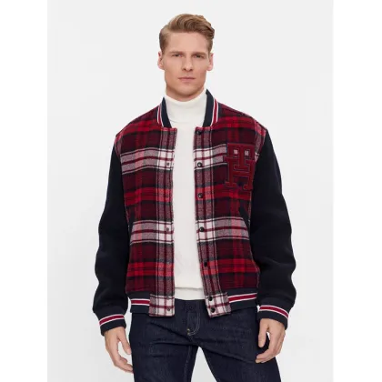 Zdjęcie Tommy Hilfiger Kurtka bomber Varsity MW0MW34023 Czerwony Regular Fit