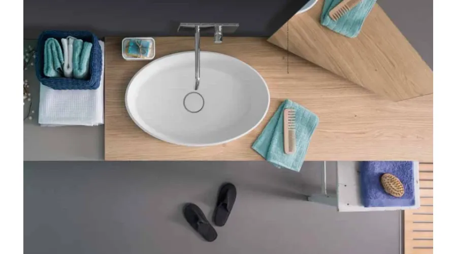 obrazek 3 Minimalistyczny, nowoczesny komplet mebli do łazienki - Birex