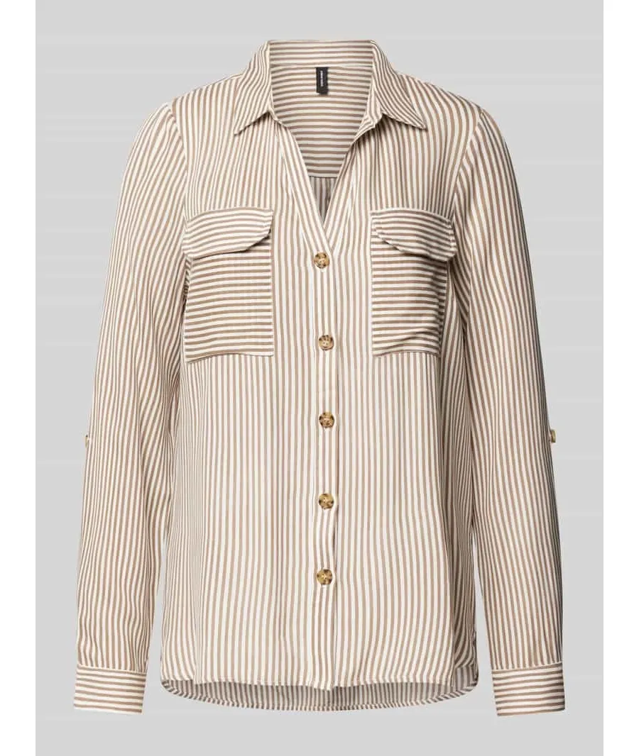 obrazek 1 Vero Moda Koszula Bumpy 10275283 Beżowy Regular Fit