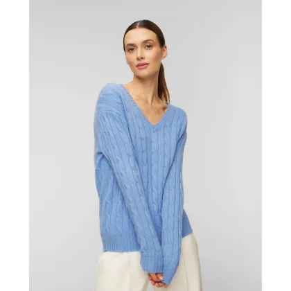 Zdjęcie Kaszmirowy Sweter Polo Ralph Lauren Niebieski