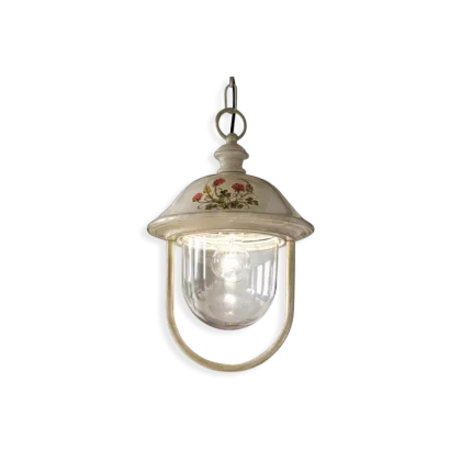 Zdjęcie Wyjątkowa włoska zewnętrzna lampa wisząca w stylu klasycznym