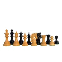 Picture An exclusive set of wooden chess pieces - The Chess Empire