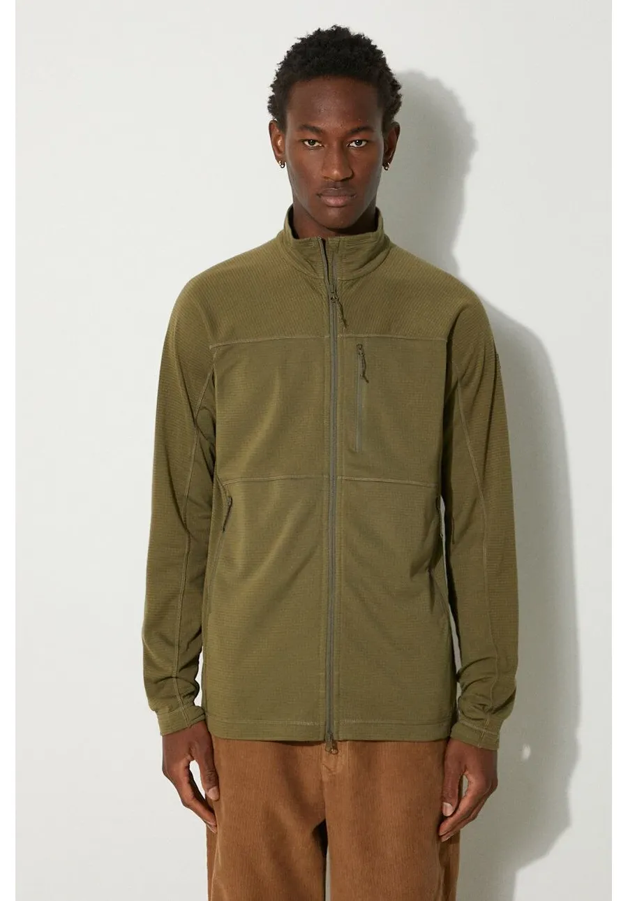 obrazek 1 Fjallraven bluza Lite Fleece Jacket męska kolor zielony gładka F86971.620-620