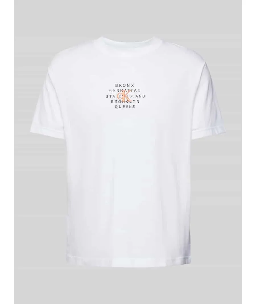 obrazek 1 T-shirt z wyhaftowanym logo model ‘NYC STAMP’