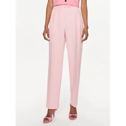 Zdjęcie Hugo Spodnie materiałowe 50489275 Różowy Regular Fit HUGO