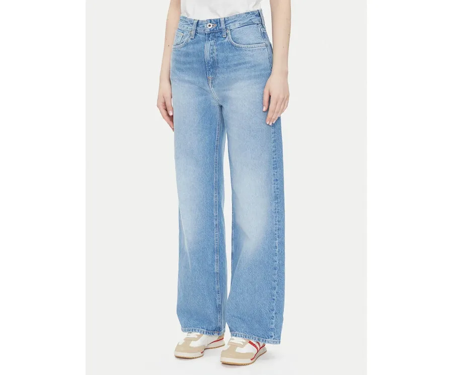 obrazek 1 Pepe Jeans Jeansy PL204731 Niebieski Straight Fit