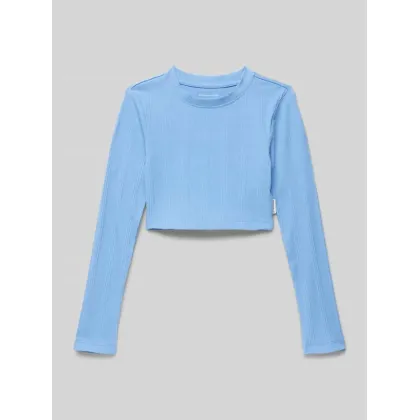 Zdjęcie Bluzka z długim rękawem z dekoltem okrągłym