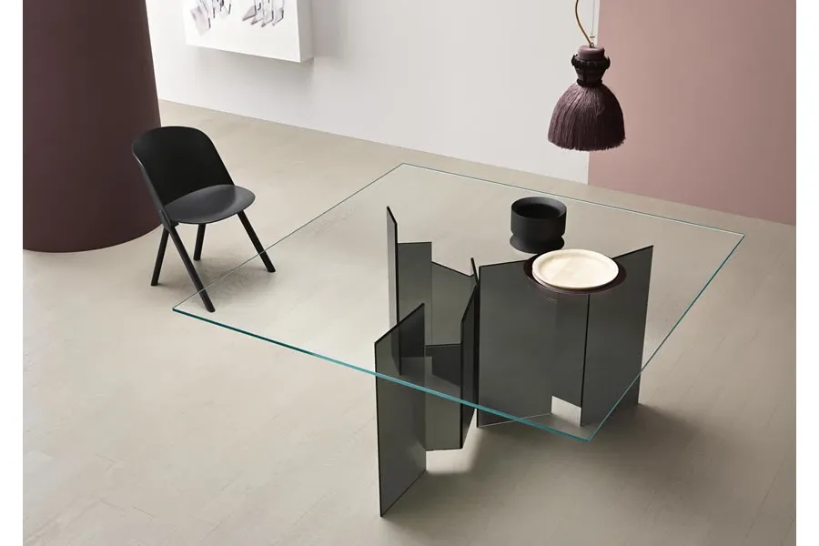 obrazek 1 Luksusowy szklany stół do ekskluzywnych salonów - Tonelli Design