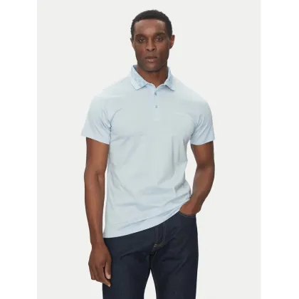 Zdjęcie KARL LAGERFELD Polo 745001 552200 Niebieski Slim Fit