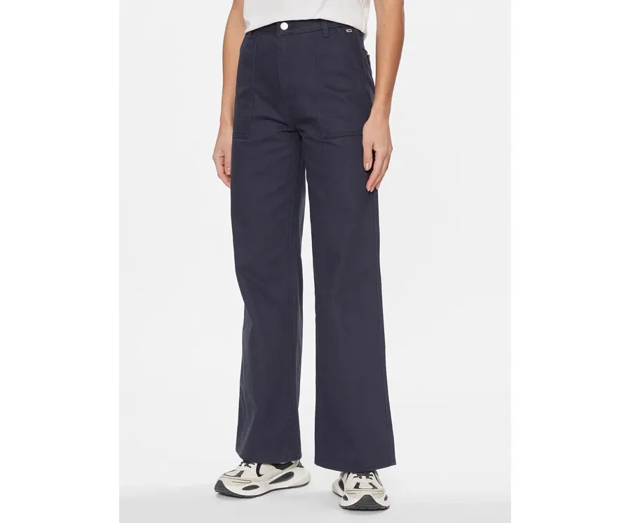 obrazek 1 Tommy Jeans Jeansy Claire DW0DW16163 Granatowy Wide Leg