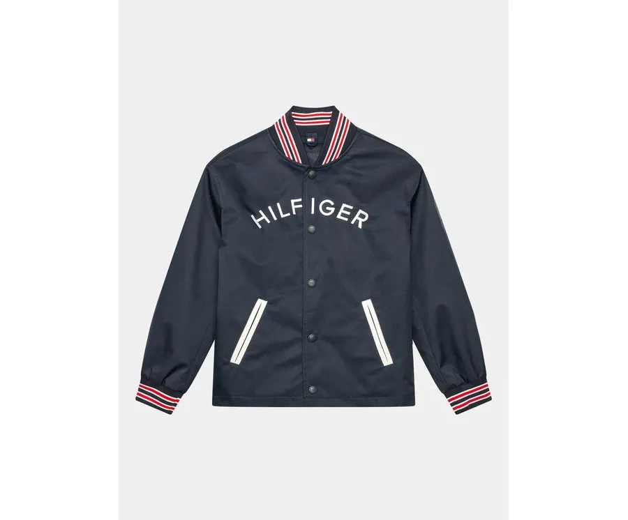 obrazek 1 Tommy Hilfiger Kurtka bomber KB0KB08225 Granatowy Regular Fit