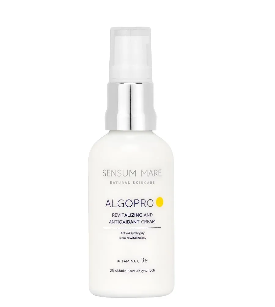obrazek 1 Sensum Mare Algopro C Antyoksydacyjny krem rewitalizujący z witaminą C 3%  50 ml