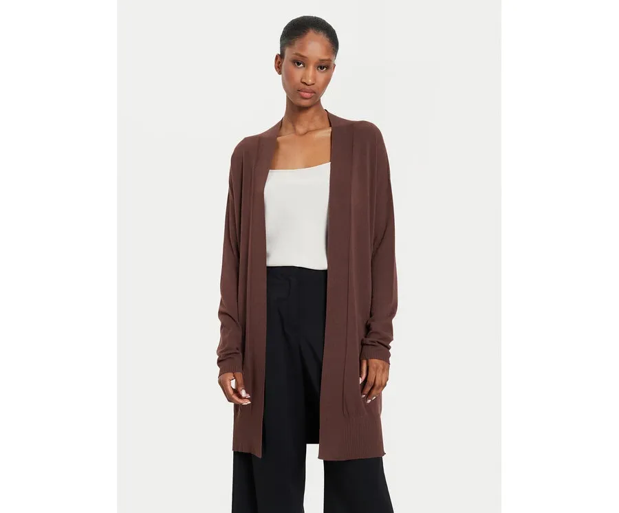 obrazek 1 Kontatto Kardigan 3M0110 Brązowy Regular Fit