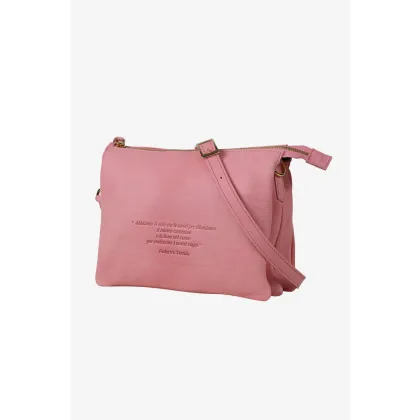 Zdjęcie Elegancka różowa torebka na ramię - Terrida