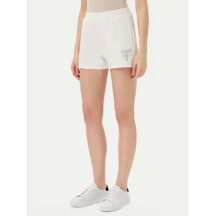 Zdjęcie Guess Szorty sportowe V5GD19 KC3D2 Écru Relaxed Fit