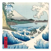 Zdjęcie Puzzle dla dorosłych Utagawa Hiroshige: Morze w Satta (500 elementów) - Flame Tree Publishing