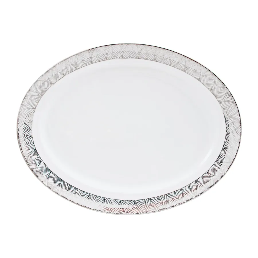 obrazek 8 Bardzo ekskluzywna porcelana stołowa dla 12 osób - Porcel