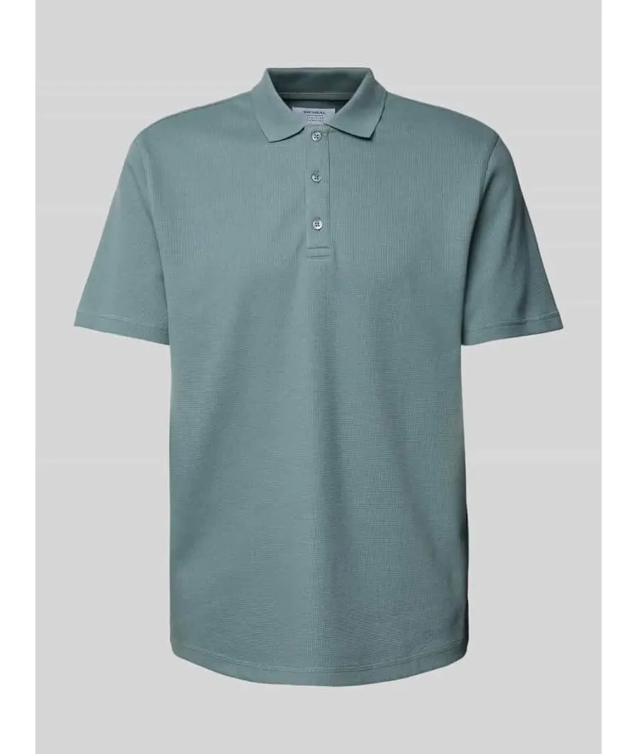 obrazek 1 Koszulka polo o kroju regular fit z krótką listwą guzikową