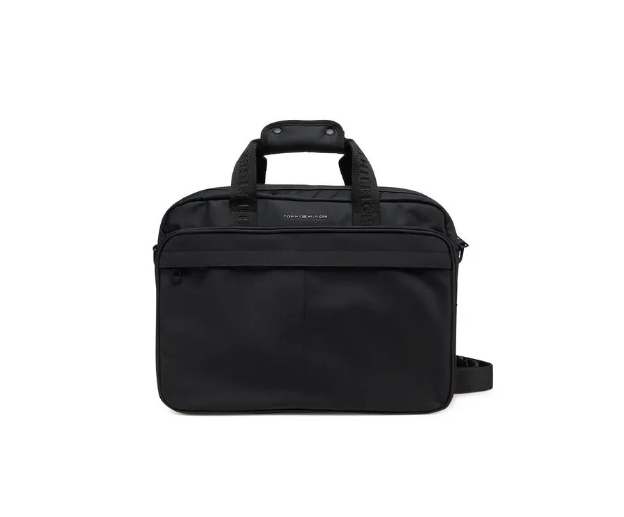 obrazek 1 Tommy Hilfiger Torba na laptopa Th Repreve Computer Bag AM0AM13186 Czarny