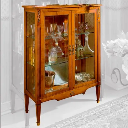 Zdjęcie Dwudrzwiowa witryna z drewna litego