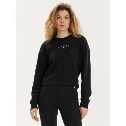 Zdjęcie Tommy Jeans Bluza Essential Logo DW0DW18143 Czarny Regular Fit
