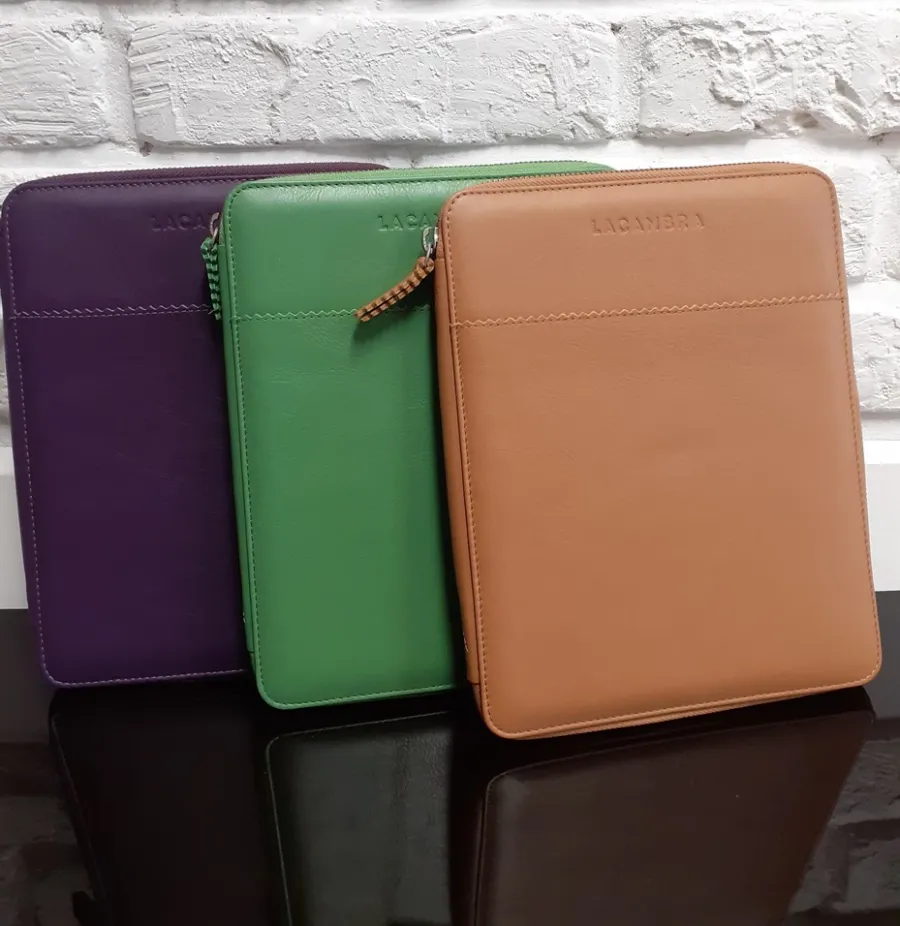 obrazek 3 Skórzane brązowe etui na iPad