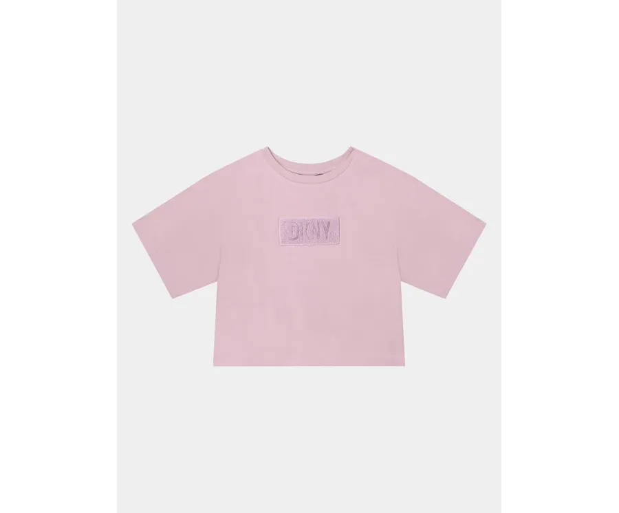 obrazek 1 DKNY T-Shirt D35T02 S Różowy Regular Fit