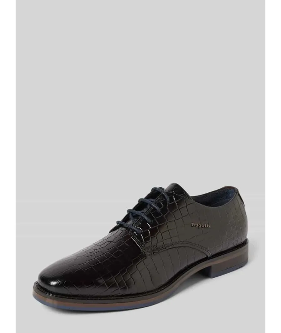 obrazek 1 Buty sznurowane z detalem z logo
