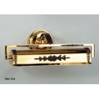 Picture Elegant wall lamp made of gold-plated brass