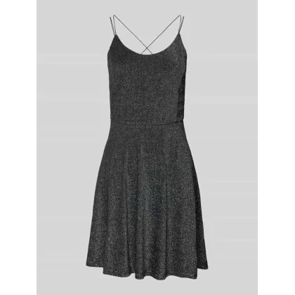 Zdjęcie Sukienka mini o linii A z efektem błyszczącym model ‘TANNY’