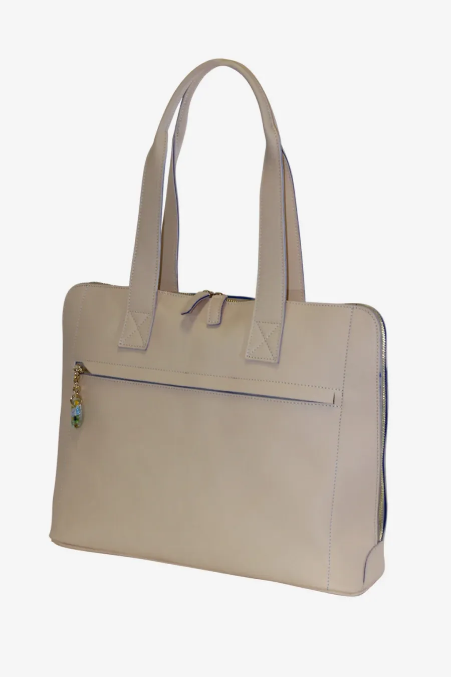 obrazek 2 Elegancka beżowa torba na laptopa - Terrida