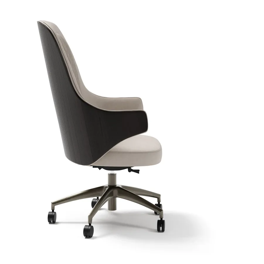 obrazek 10 Eleganckie biurowe krzesło w stylu modernistycznym - prosto z Włoch