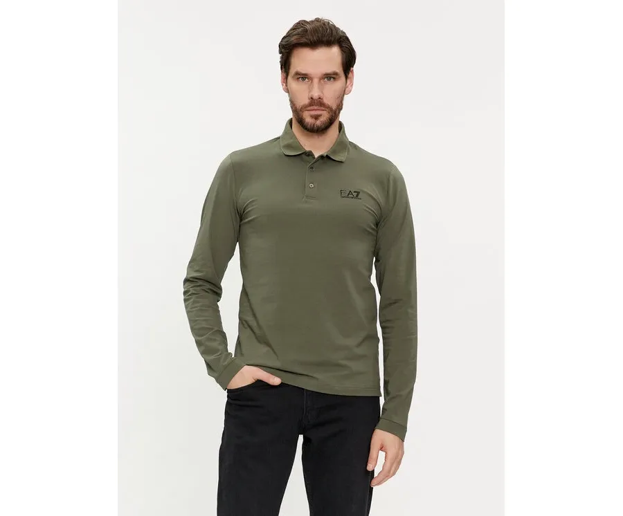 obrazek 1 EA7 Emporio Armani Polo 8NPF05 PJM5Z 1846 Zielony Regular Fit