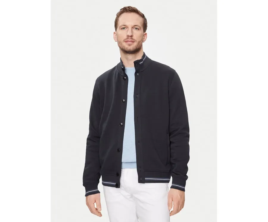 obrazek 1 Bugatti Bluza 8750 55143A Granatowy Regular Fit